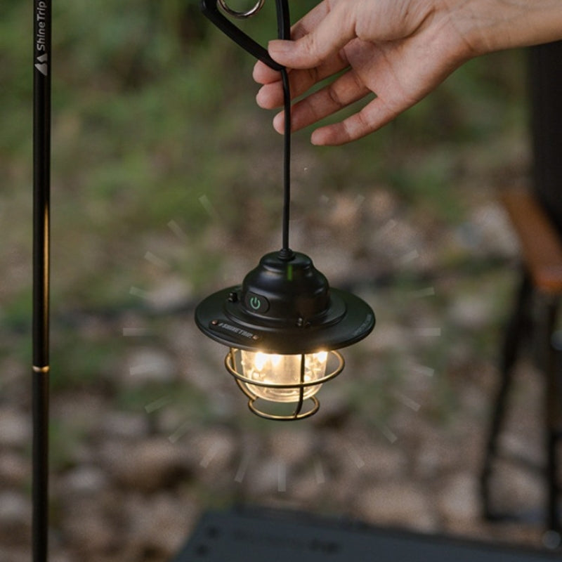 Illuminate Your Adventures with the Pine Cone Camping Lantern Chandelier