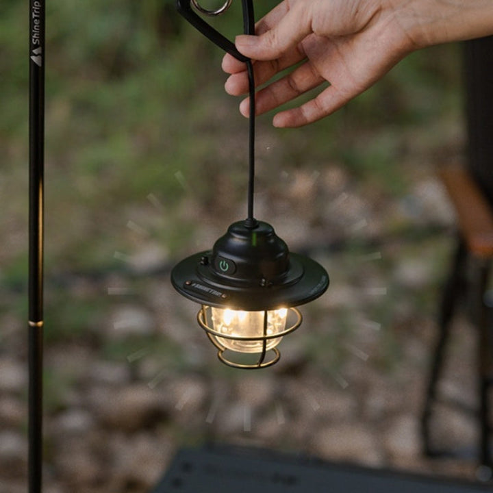 Illuminate Your Adventures with the Pine Cone Camping Lantern Chandelier